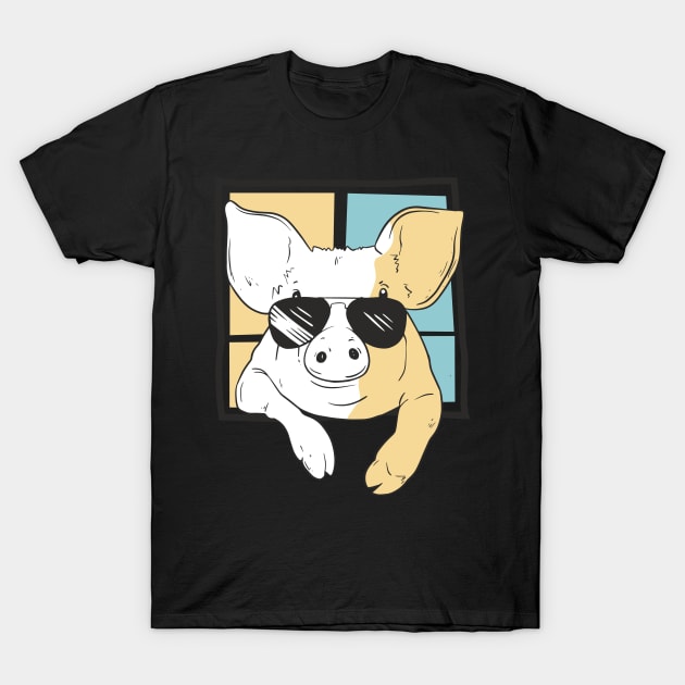 Cool Pig T-Shirt by Oolong